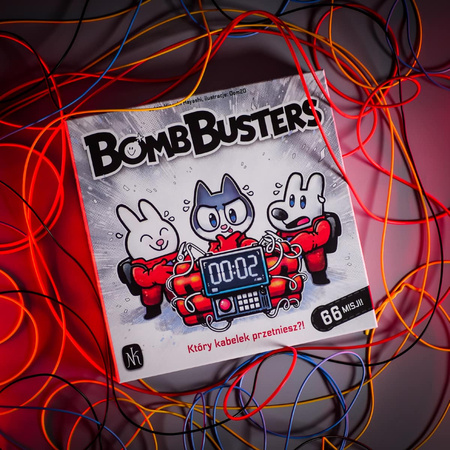 BOMB BUSTERS gra planszowa kooperacyjna Nasza Księgarnia 10+