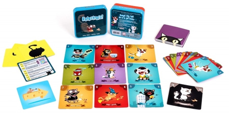 Kotostrofa gra planszowa karciana o kotach koty kotki dla fanów kotów