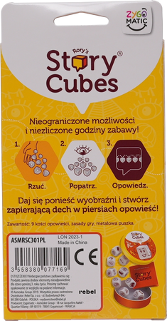 KOŚCI OPOWIEŚCI Story Cubes PUSZKA EKO gra kościana RODZINNA ORYGINALNA