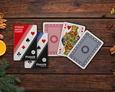 KARTY PIATNIK VIENNA DO GRY W BRYDŻA POKERA REMIKA TALIA 55 KART POKER