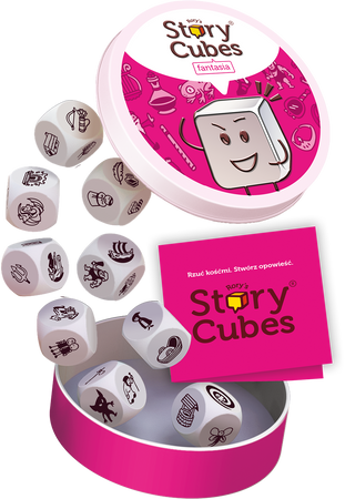 KOŚCI OPOWIEŚCI Story Cubes FANTAZJE +PUSZKA EKO gra kościana