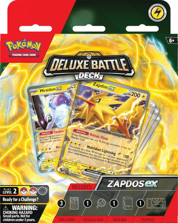 OUTLET Pokemon TCG Deluxe Battle Deck Zapdos ex talia do gry