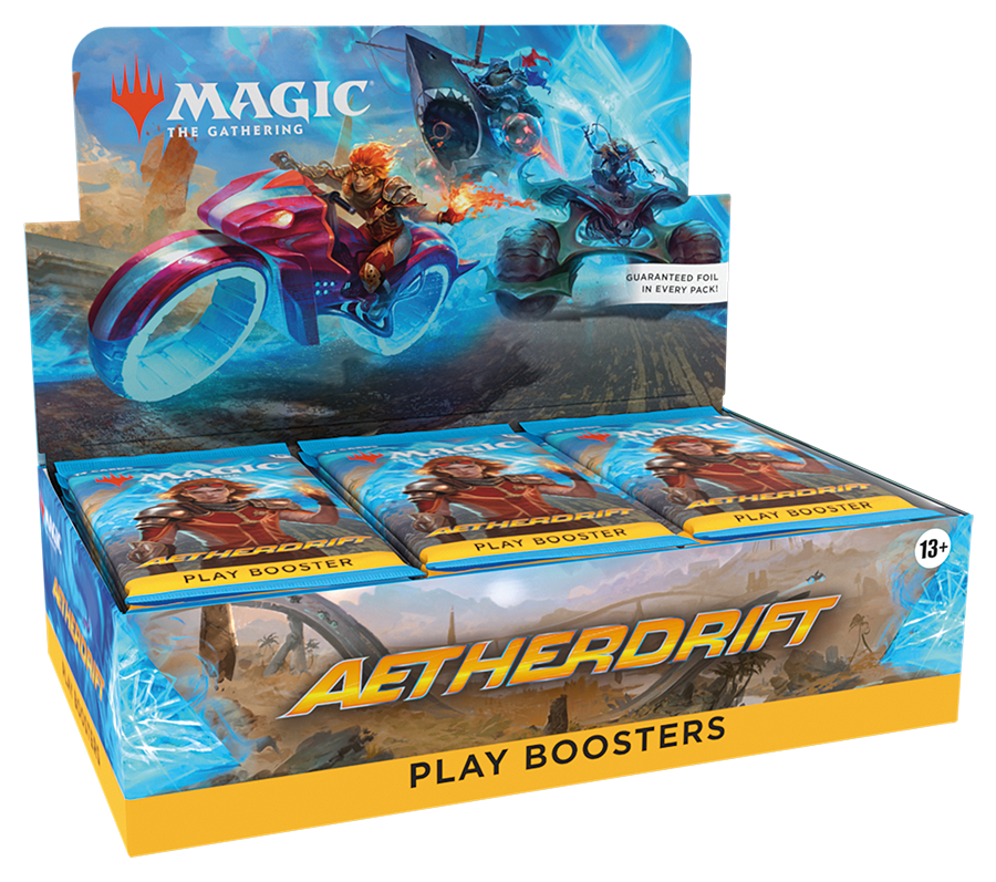 Play Booster Box Aetherdrift karty MtG 30 boosterów Magic Gathering 2025