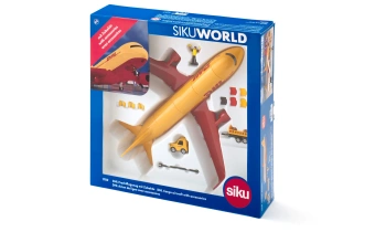 OUTLET Siku 1702 SAMOLOT TRANSPORTOWY DHL towarowy kurierski +OBSŁUGA lotnisko