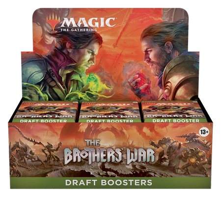 Zestaw 36 booster DRAFT LUZEM MtG Magic Gathering Brothers War angielski 36 boosterów