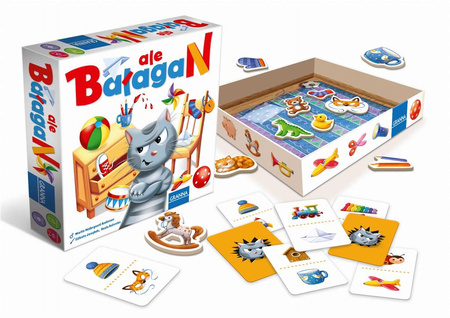 Ale Bałagan! gra planszowa Granna sprzątania porządek edukacyjna dzieci 5+