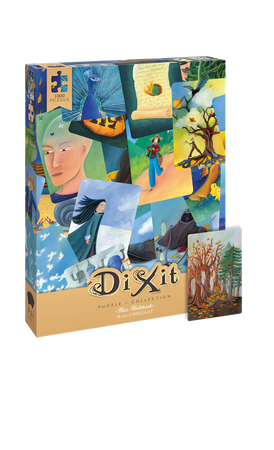 DIXIT MINI ROZSZERZENIE DODATEK KARTA PROMO do gra planszowa +PUZZLE 1000 Blue MishMash