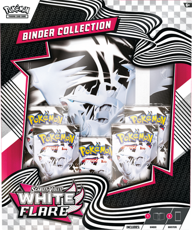 Pokemon TCG Binder Collection White Flare album 5x booster ORYGINALNE KARTY