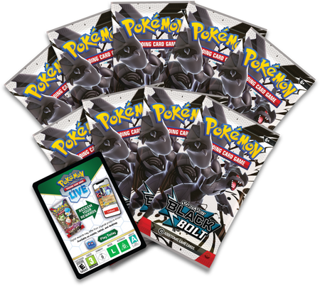 POKEMON Elite Trainer Box Black Bolt 10,5 pudło 9x booster KARTY ORYGINALNE Zekrom