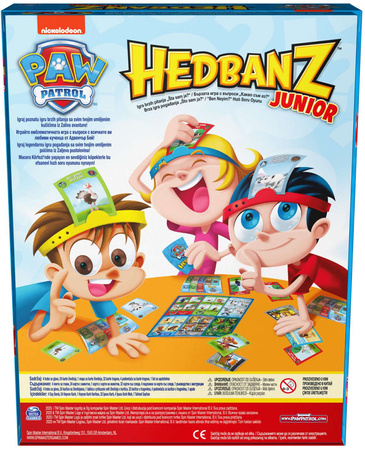OUTLET HEDBANZ PSI PATROL gra zgadnij kim jestem EDYCJA ZAGRANICZNA