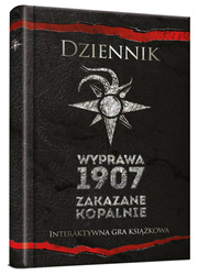 DZIENNIK WYPRAWA 1907 Zakazane Kopalnie komiks książka gra paragrafowa