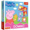 DOMINO ŚWINKA PEPPA markowa klasyczna gra planszowa dla przedszkola dzieci