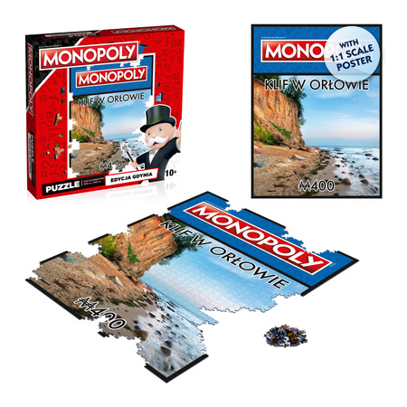MONOPOLY PUZZLE Gdańsk gdańskie puzle PREMIUM 1000 elementów SUPER CENA