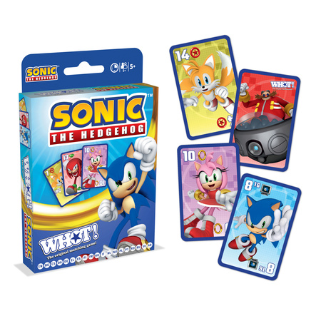 WHOT! Sonic gra planszowa karciana karty Sonik dla dzieci rodzinna POLSKA