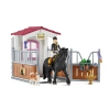 Schleich 42437 ZAGRODA DLA KONI konie figurki stajnia Horse Club koń pies