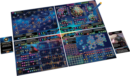 Twilight Inscription gra planszowa EURO roll&write strategiczna ASYMETRIA