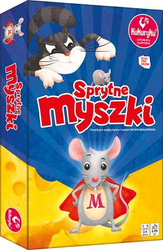 SPRYTNE MYSZKI gra planszowa KAFELKOWA układanka logiczna dla dzieci 6+
