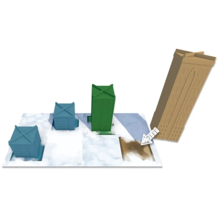 MIASTO W CHMURACH gra planszowa BUDOWA MIASTA ARCHITEKCI familijna rodzinna