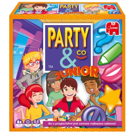 Party & Co Junior gra rodzinna dla dzieci kids time planszowa kalambury 8+