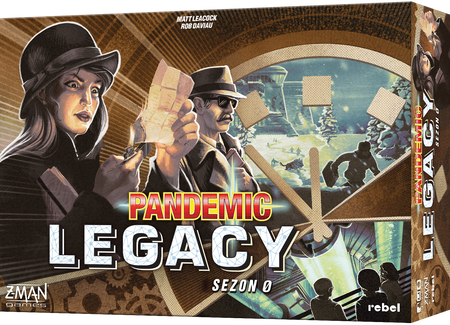 PANDEMIA LEGACY wielka planszowa Pandemic sezon 0 TOP BGG GRA ROKU STRATEGIA