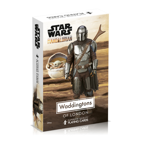 Waddingtons Star Wars Mandalorian 55 KART DO GRY POKER TYSIĄC BRYDŻ KARTY
