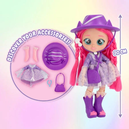 CRY BABIES BFF KATIE LALKA MODOWA + AKCESORIA ORYGINALNA TM TOYS ŚLICZNA