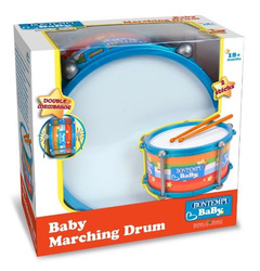 OUTLET MARKOWY BĘBEN MARSZOWY DLA DZIECI BĘBENEK 24cm Bontempi Baby +2 PAŁECZKI