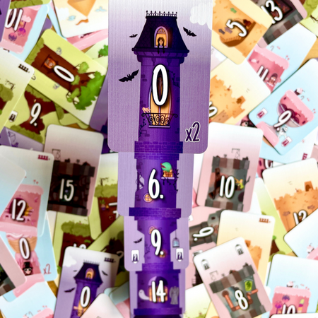 5 WIEŻ gra planszowa karciana SZYBKA Push Your Luck rodzinna imprezowa 7+