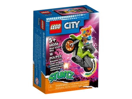 2w1 LEGO City Motocykl kaskaderski figurka pojazd figurki motor klocki