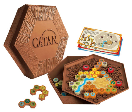 CATAN 40 ŁAMIGŁÓWEK gra planszowa łamigłówka OSADNICY Z CATANU ANGIELSKA