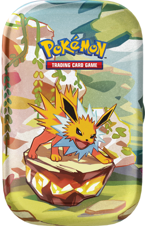 Pokemon Prismatic Evolutions Jolteon Tin Puszka 2 boostery ORYGINALNE KARTY