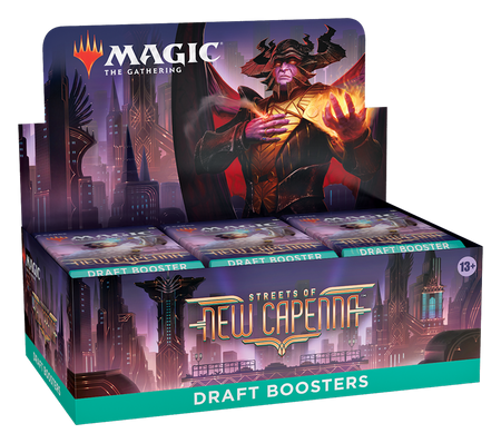 Booster BOX DRAFT MtG Magic New Capenna ANGIELSKIE 36 boosterów LUZEM