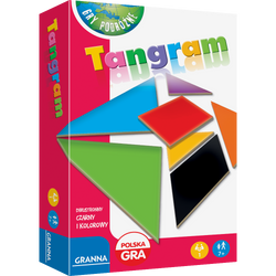 TANGRAM NOWA EDYCJA gra logiczna planszowa dla dzieci seniorów Granna