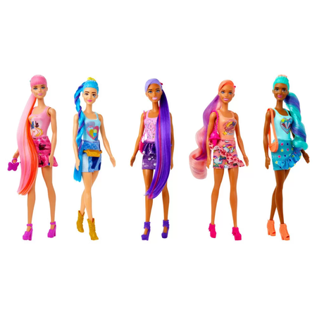 BARBIE Lalka Color Reveal seria totalny dżins denim