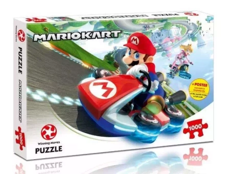 Puzzle 1000 el. Super Mario Funracer puzle układanka z gry 8+