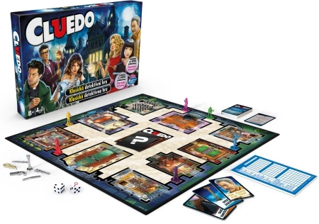 Cluedo HASBRO Společenská detektivní hra rodinná wersja czeska słowacka