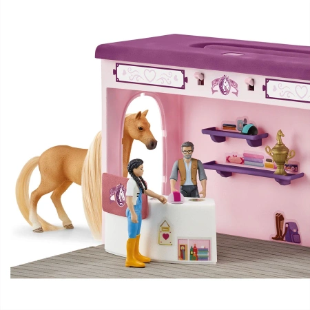 Schleich 42587 Sklepik dla koni Sophia's Beauties koń figurka PREMIUM sesja