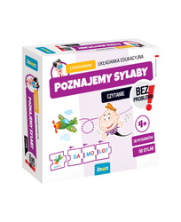 Poznajemy Sylaby z Profesorkiem gra planszowa edukacyjna nauka dzieci 4+