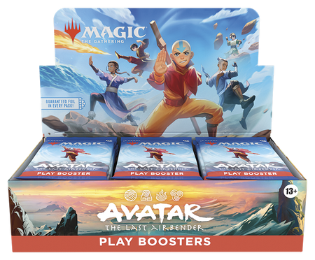 Play Booster Box Avatar: the Last Airbender karty MtG 30 boosterów Magic Gathering 2025