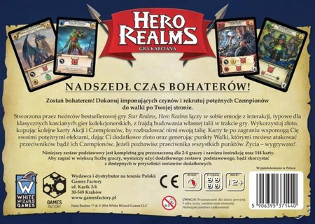 OUTLET HERO REALMS gra roku planszowa karciana