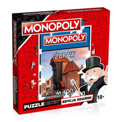 MONOPOLY PUZZLE Gdańsk gdańskie puzle PREMIUM 1000 elementów SUPER CENA