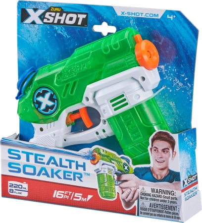 WYRZUTNIA ZURU X-SHOT STEALTH SOAKER pistolet na wodę dla dzieci BEZPIECZNY