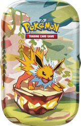 Pokemon Prismatic Evolutions Jolteon Tin Puszka 2 boostery ORYGINALNE KARTY