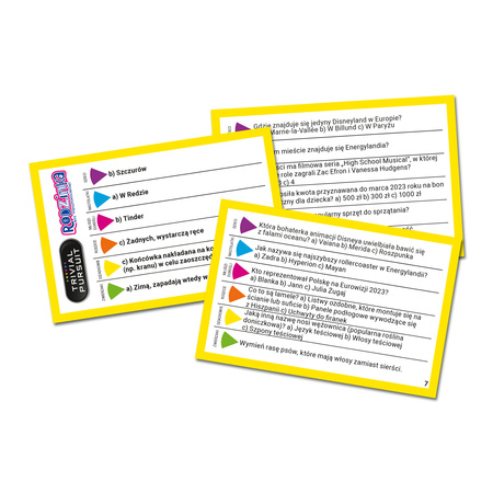 Trivial Pursuit Rodzinka gra planszowa karciana EDYCJA RODZINNA POLSKA
