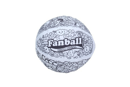 OUTLET EPEE FANBALL PIŁKA NOŻNA pokoloruj nadmuchaj rzucaj Fun Ball DUŻA 28cm zielona