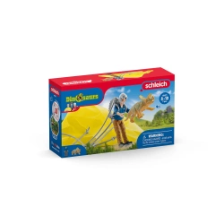 Schleich 41471 Ekipa ratowników SPADOCHRON SOS ratunek wyprawa DINOZAURY