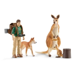 Schleich 42623 Przygody w australijskiej głuszy ZESTAW kangur FIGURKA Wild