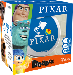 DOBBLE DISNEY gra planszowa dla dzieci karty doble dople filmy bajki PIXAR