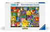 POKEMON PREMIUM WIELKIE PUZZLE 2000 karty pokemony Pikachu Charizard Eevee