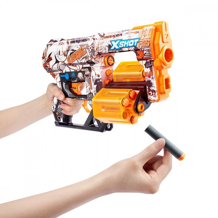 WYRZUTNIA X-SHOT SONIC SKINS RETRO NA pistolet +strzałki do wyrzutni